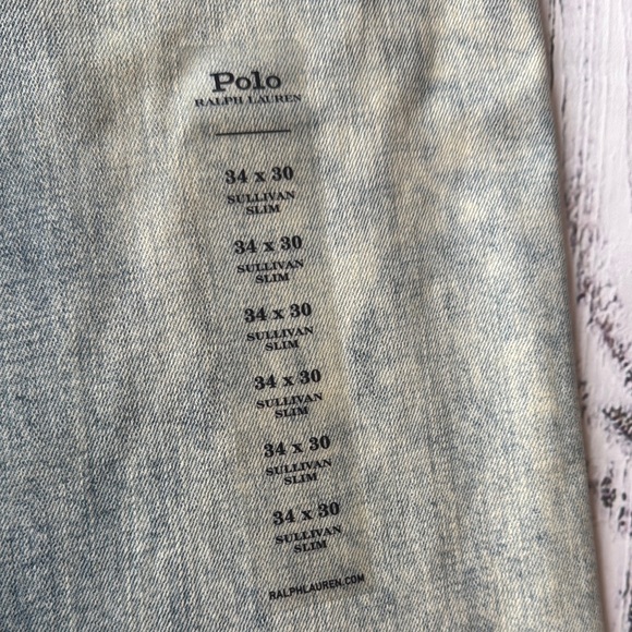 Polo Ralph Lauren Light Blue Jeans Men’s size 34X30 - Picture 5 of 9